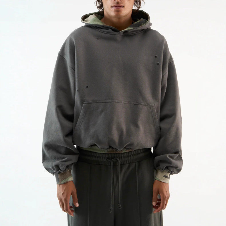 BlankForm® - Grey Leopard Hoodie