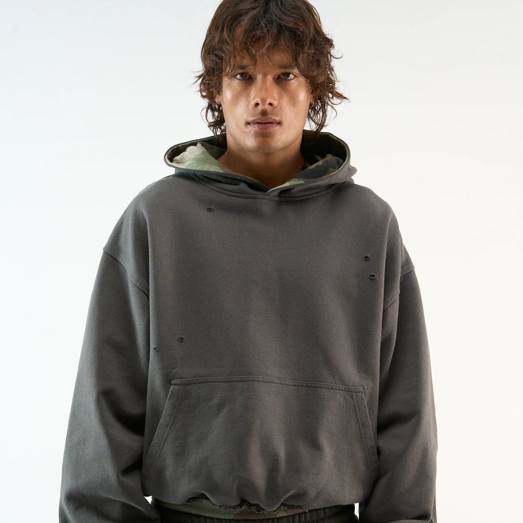 BlankForm® - Grey Leopard Hoodie